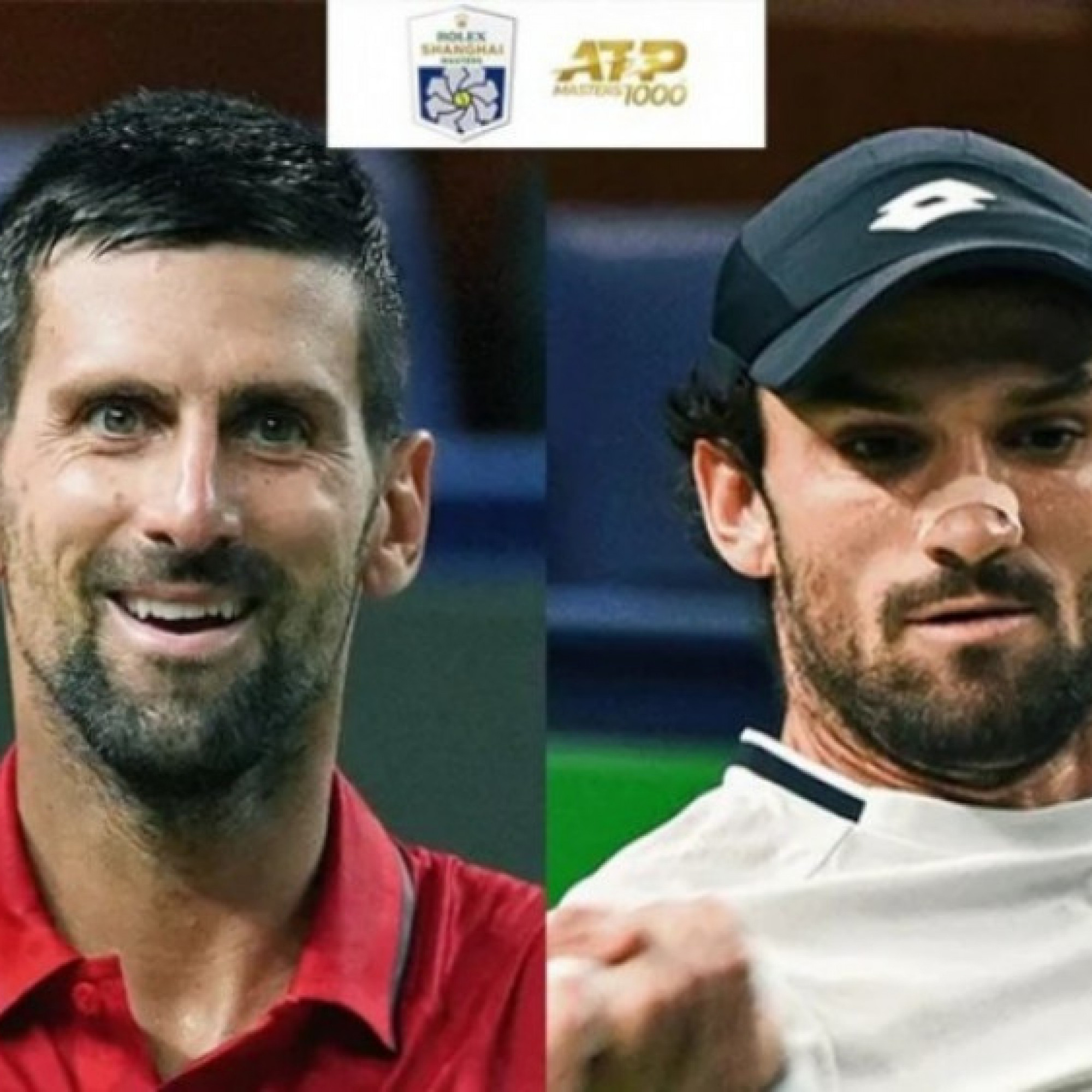  - Trực tiếp tennis Djokovic - Vacherot: Huyền thoại đấu "ngựa ô" (Thượng Hải Masters)