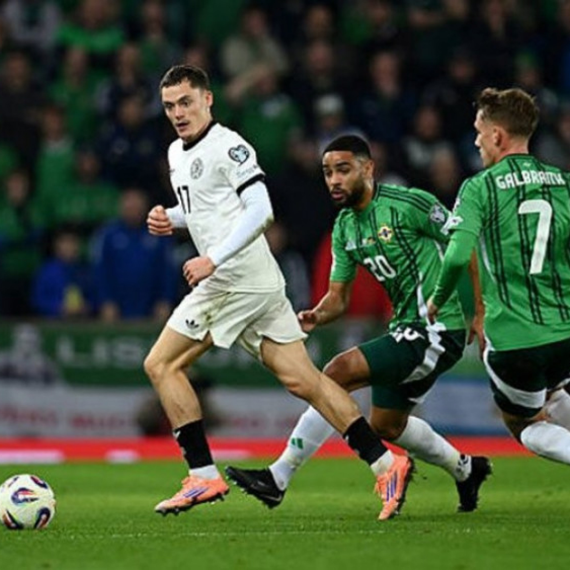  - Video bóng đá Bắc Ireland - Đức: Bước ngoặt từ Woltemade (Vòng loại World Cup)