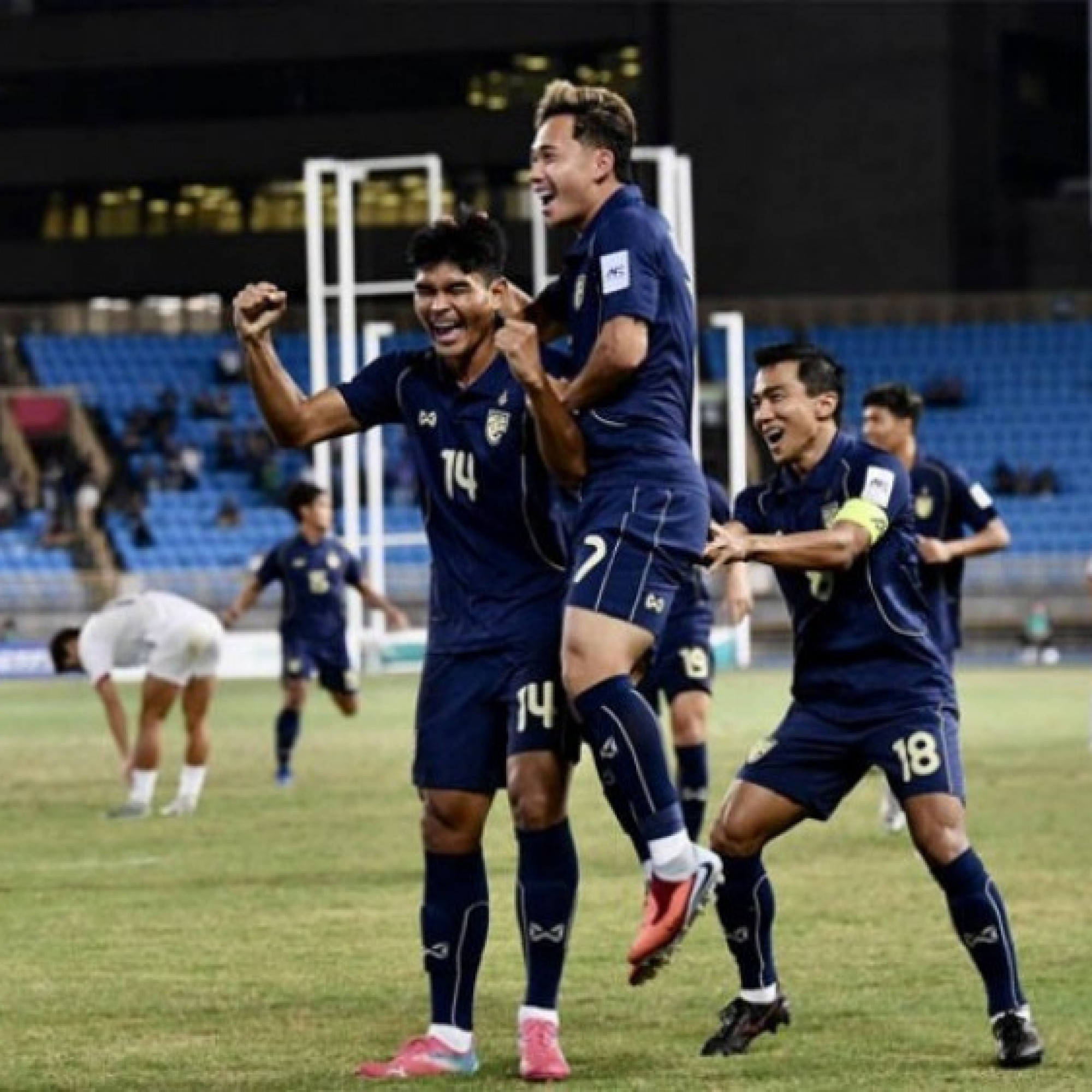  - Video bóng đá Đài Loan (TQ) - Thái Lan: Hiệp một đỉnh cao (Vòng loại Asian Cup)