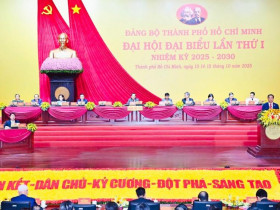  - Trực tiếp Đại hội đại biểu Đảng bộ TP.HCM lần thứ I, nhiệm kỳ 2025 - 2030
