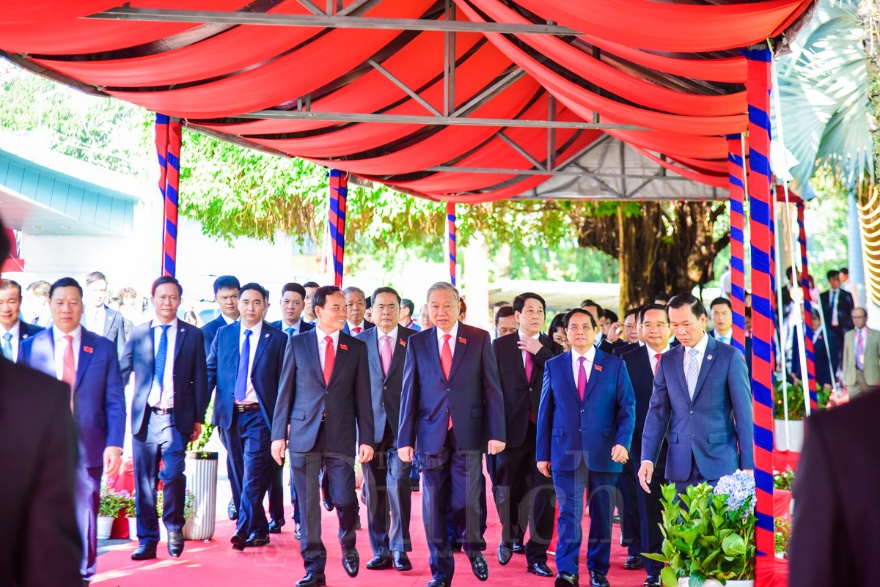 Tổng Bí thư Tô Lâm tham quan không gian triển lãm “TP.HCM - Kỷ nguyên vươn mình” - 3