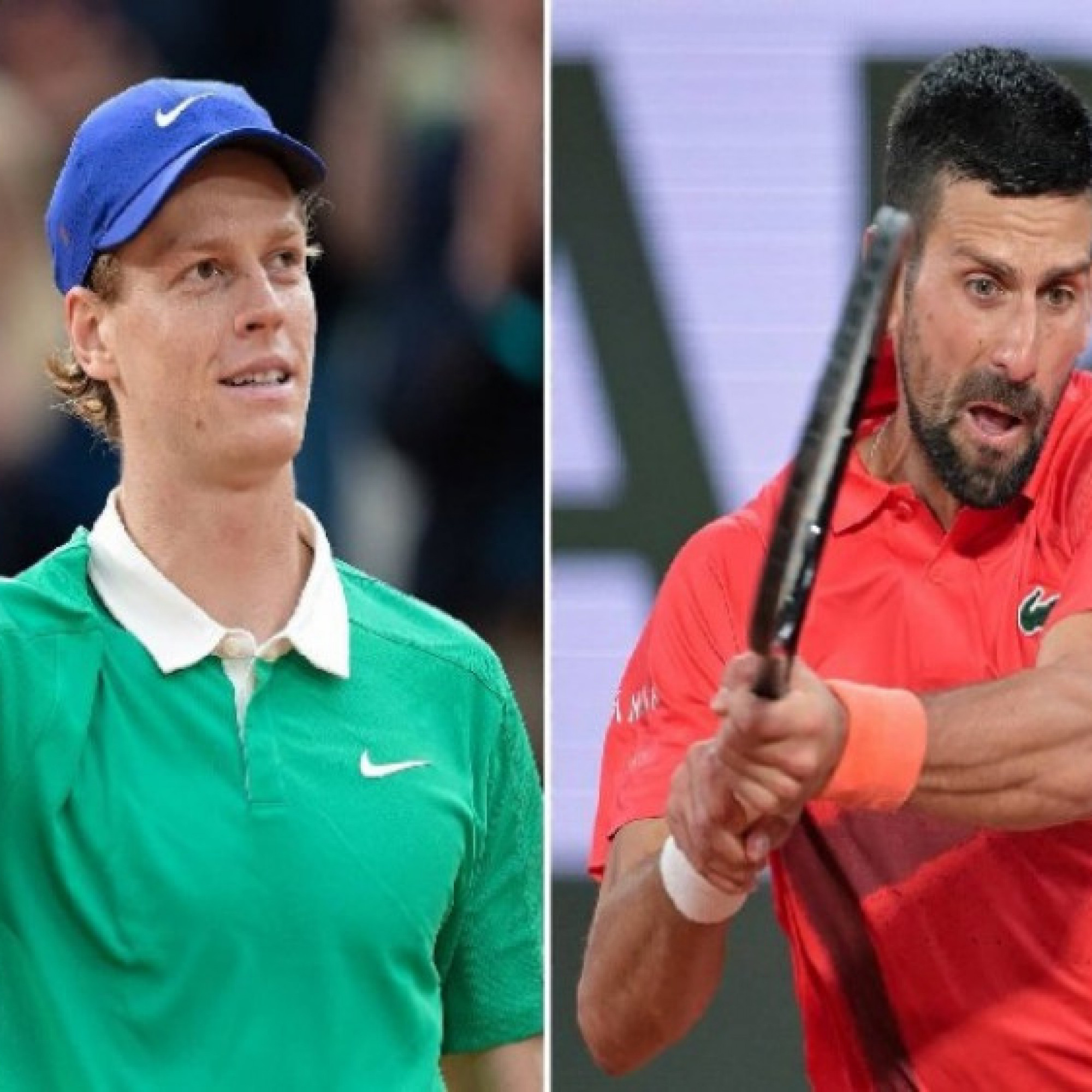  - Trực tiếp tennis Sinner - Djokovic: Quyết tâm bảo vệ ngôi vương (Six Kings Slam 2025)
