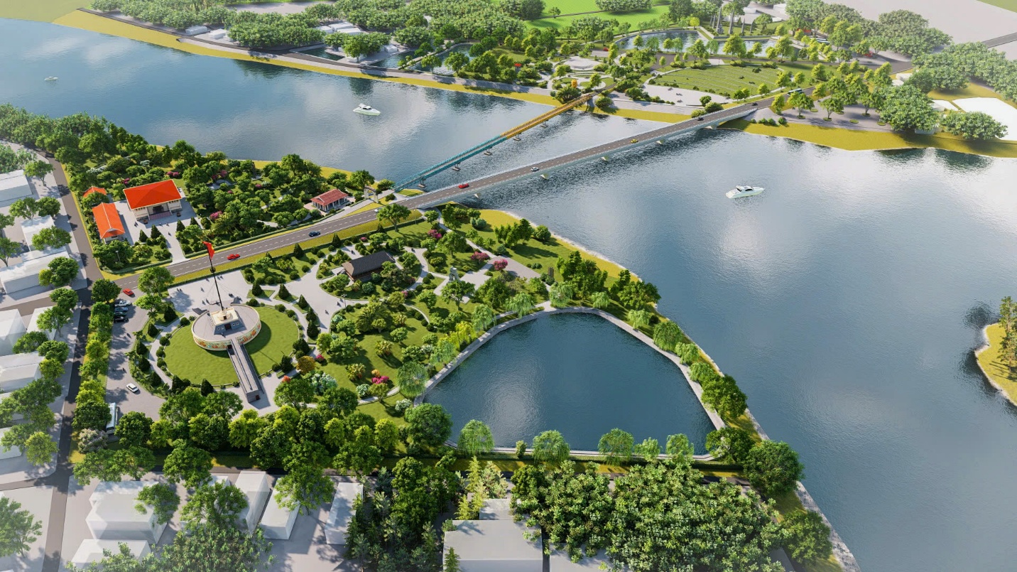 Đầu tư 80 tỷ đồng làm mới Công viên Thống nhất tại Khu di tích đôi bờ Hiền Lương - Bến Hải - 1