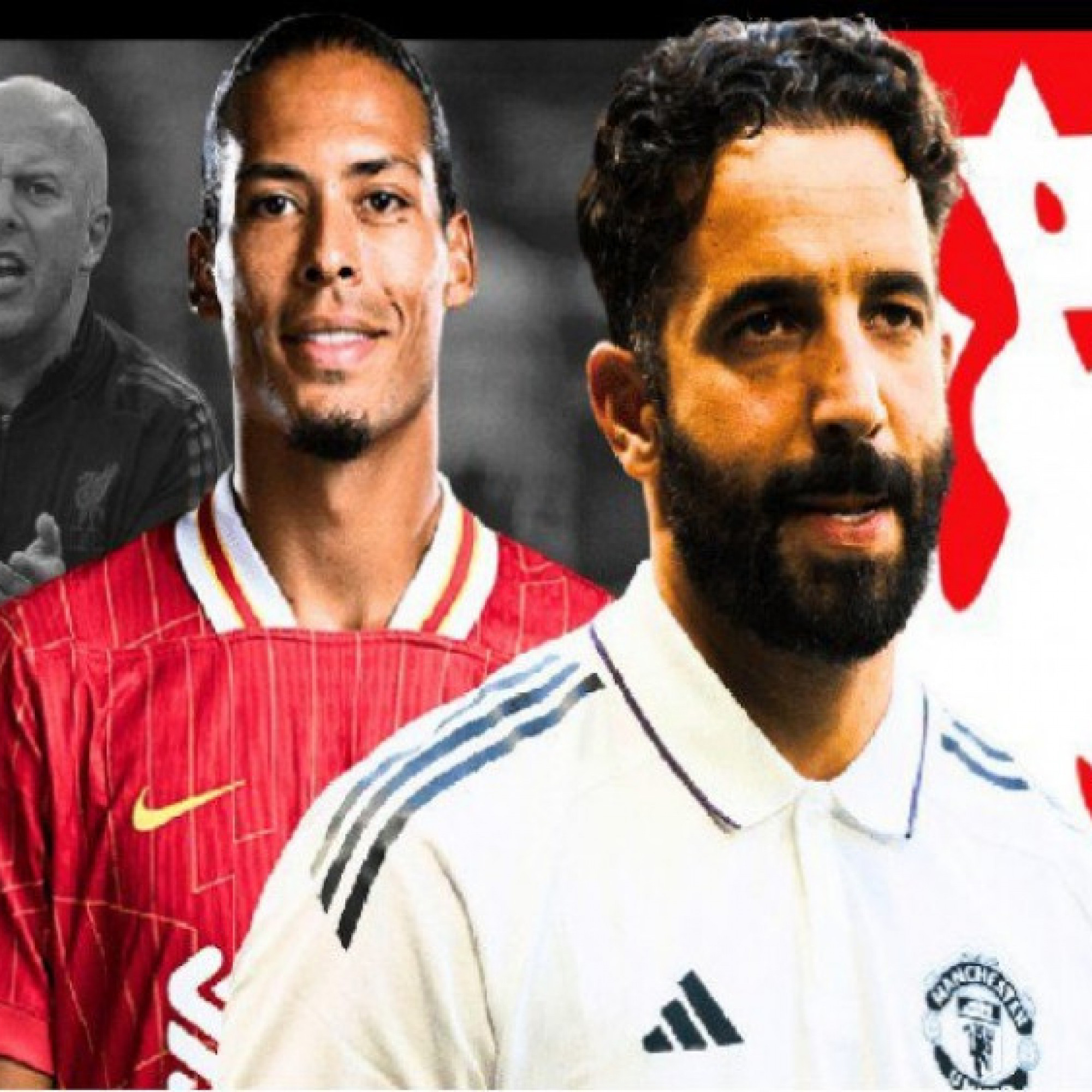  - Van Dijk thành "gót chân Achilles" của Liverpool, MU - Amorim tận dụng thế nào?