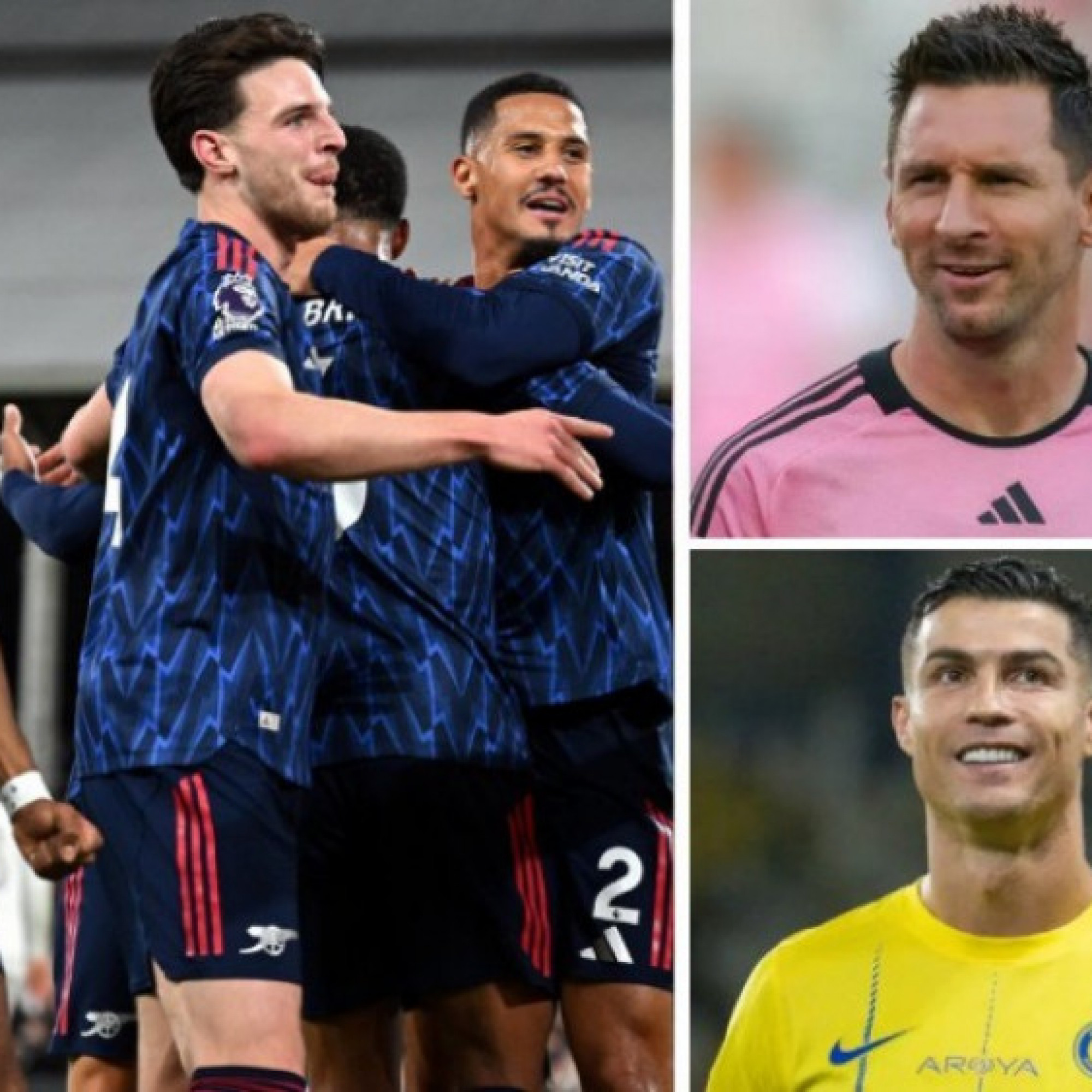 - Ronaldo - Messi đua ghi bàn với Haaland - Kane, Arsenal đá không đẹp vẫn "sướng" (Clip 1 phút)