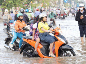  - Nhiều tuyến đường ở Cần Thơ không bị ngập trong đợt triều cường tháng 10
