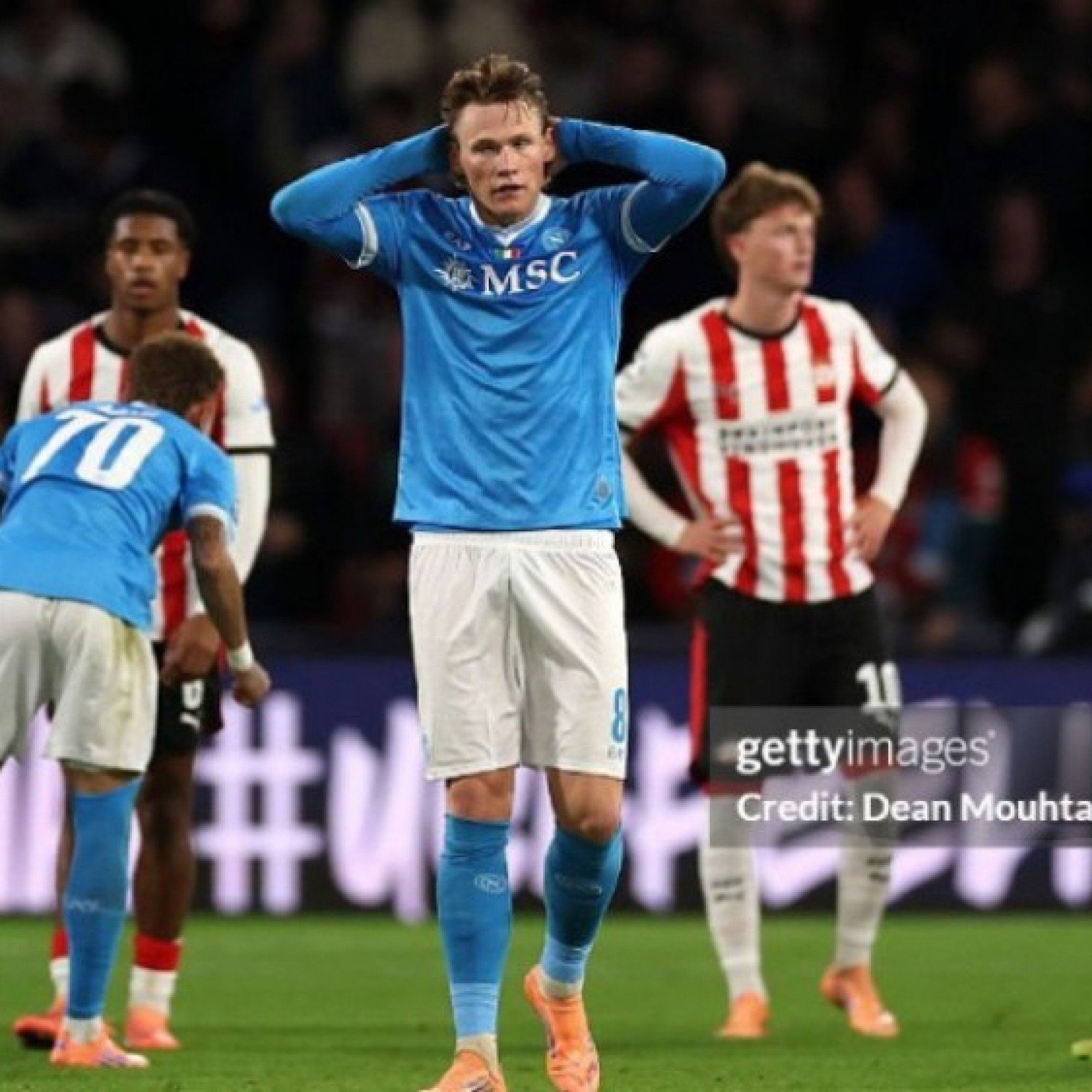  - Video bóng đá PSV - Napoli: Thảm bại khó tin, McTominay - De Bruyne bất lực (Cúp C1)
