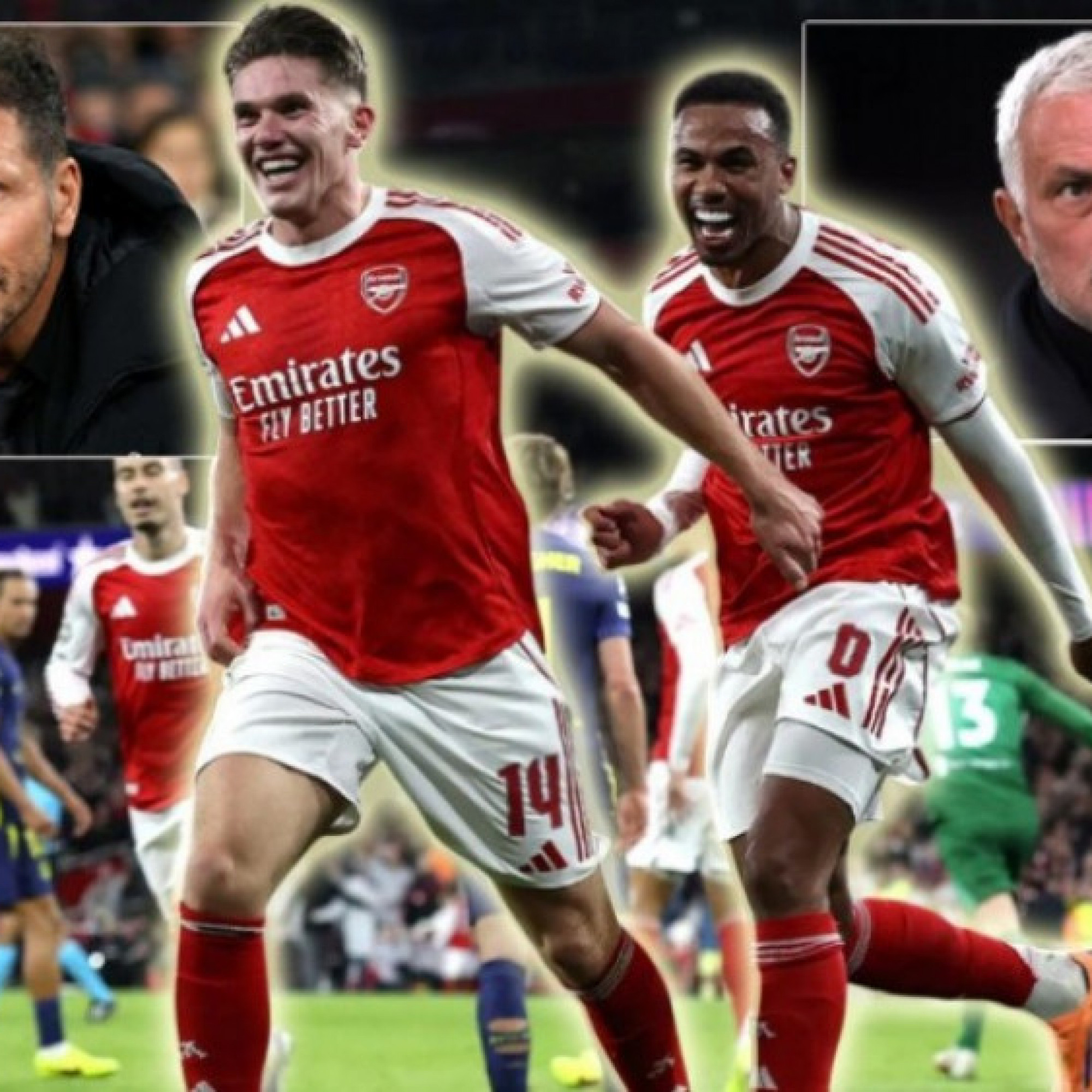  - Arsenal thắng 4-0 đỉnh hơn Barcelona - PSG, Mourinho và siêu HLV bẽ mặt ở cúp C1 (Clip 1 phút)