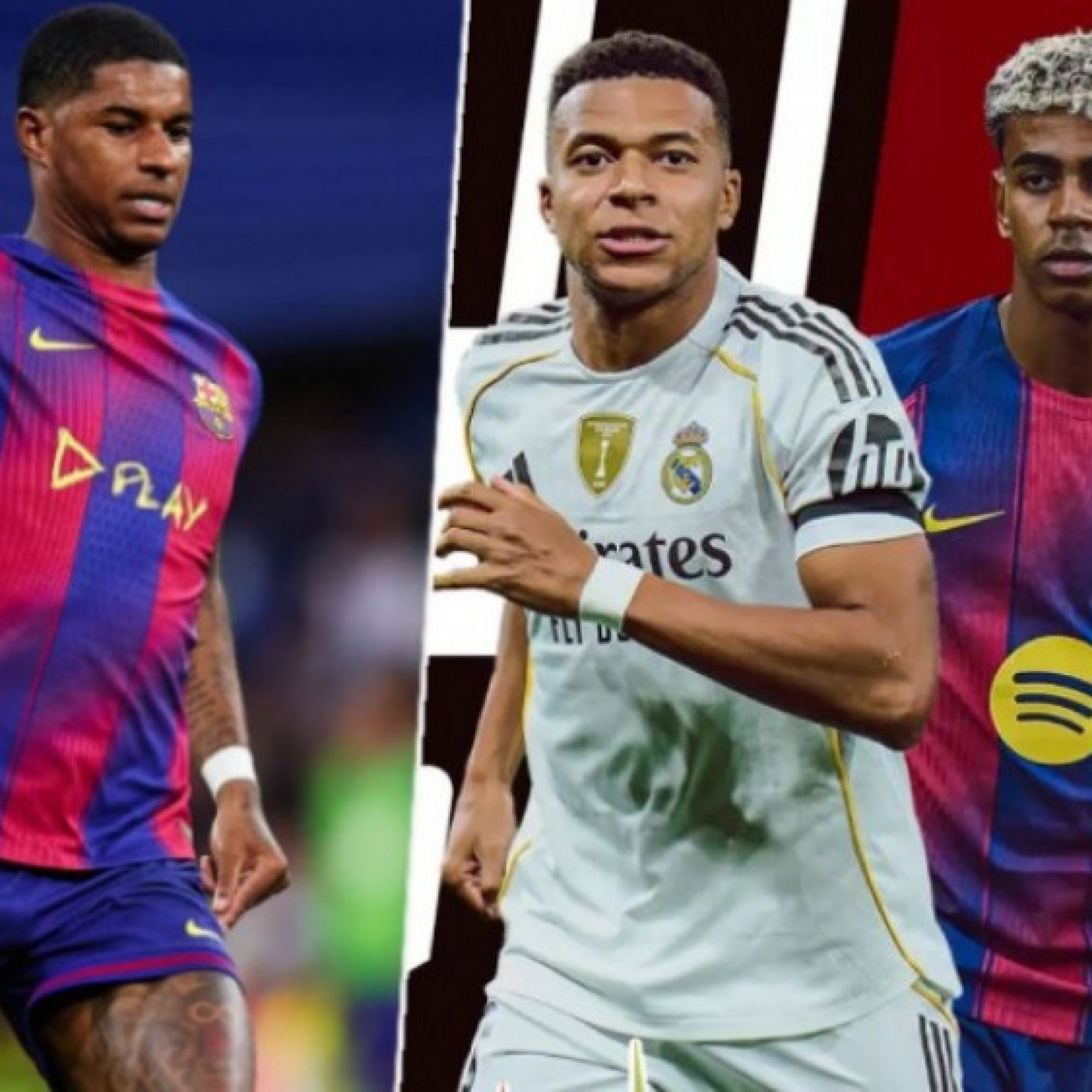 - Mbappe "gánh đội" đỉnh hơn Yamal, Rashford ghi dấu ấn ở Siêu kinh điển (Clip 1 phút)