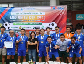 - Toplus FC vô địch giải MED Unity lần 2