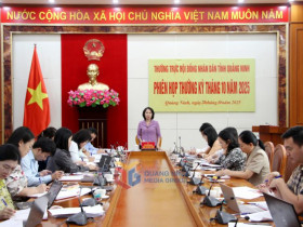 - Thường trực HĐND tỉnh Quảng Ninh họp phiên thường kỳ tháng 10