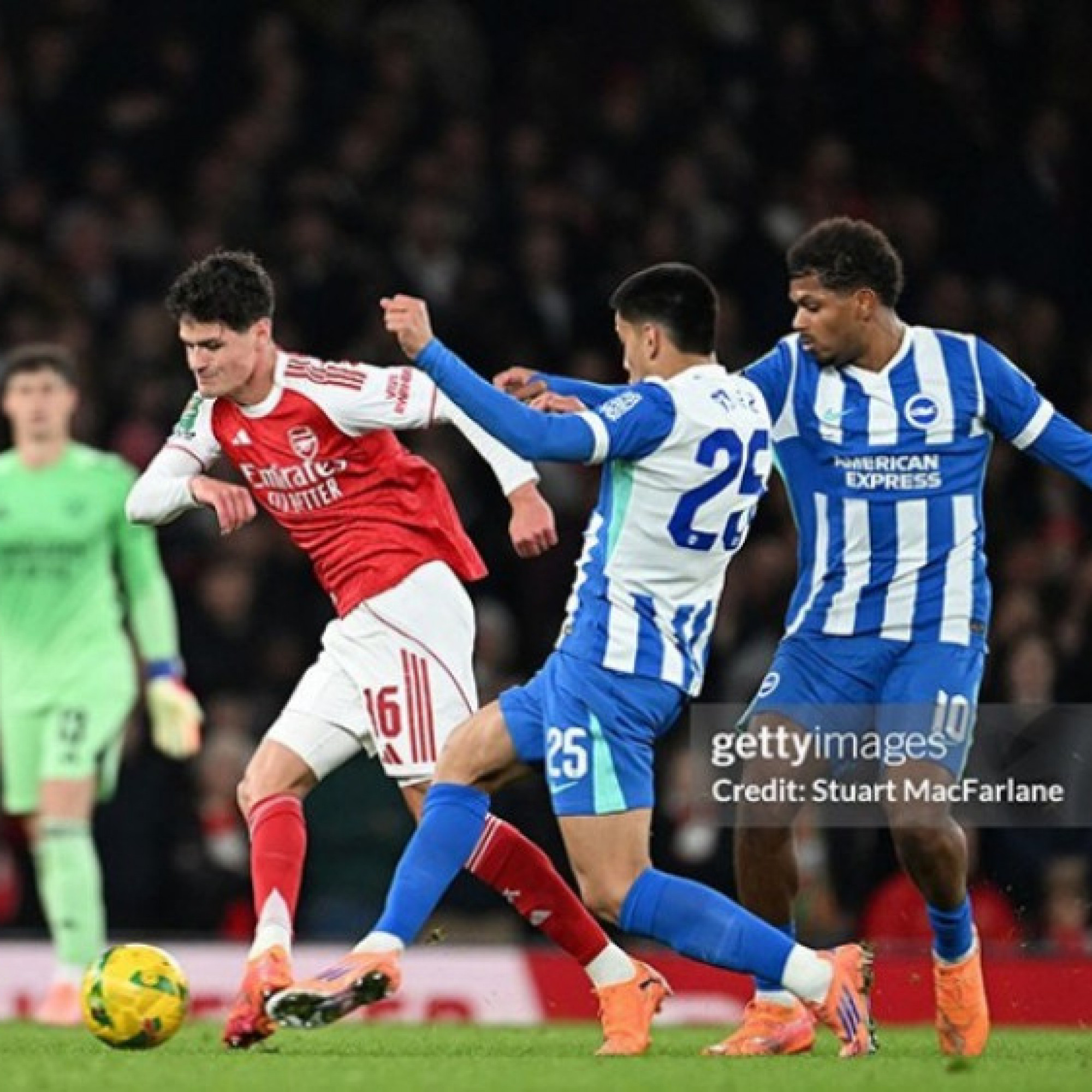  - Video bóng đá Arsenal - Brighton: Bùng nổ hiệp 2 (League Cup)