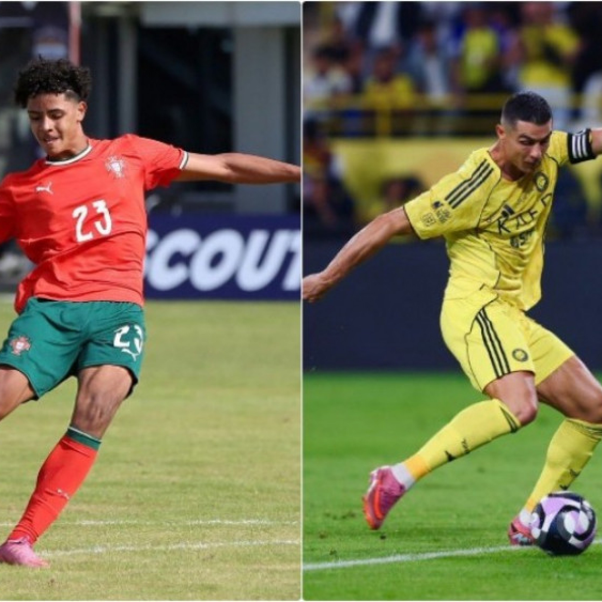  - Bố con Ronaldo rủ nhau ghi bàn cùng một ngày, xứng danh  "Hổ phụ sinh hổ tử"