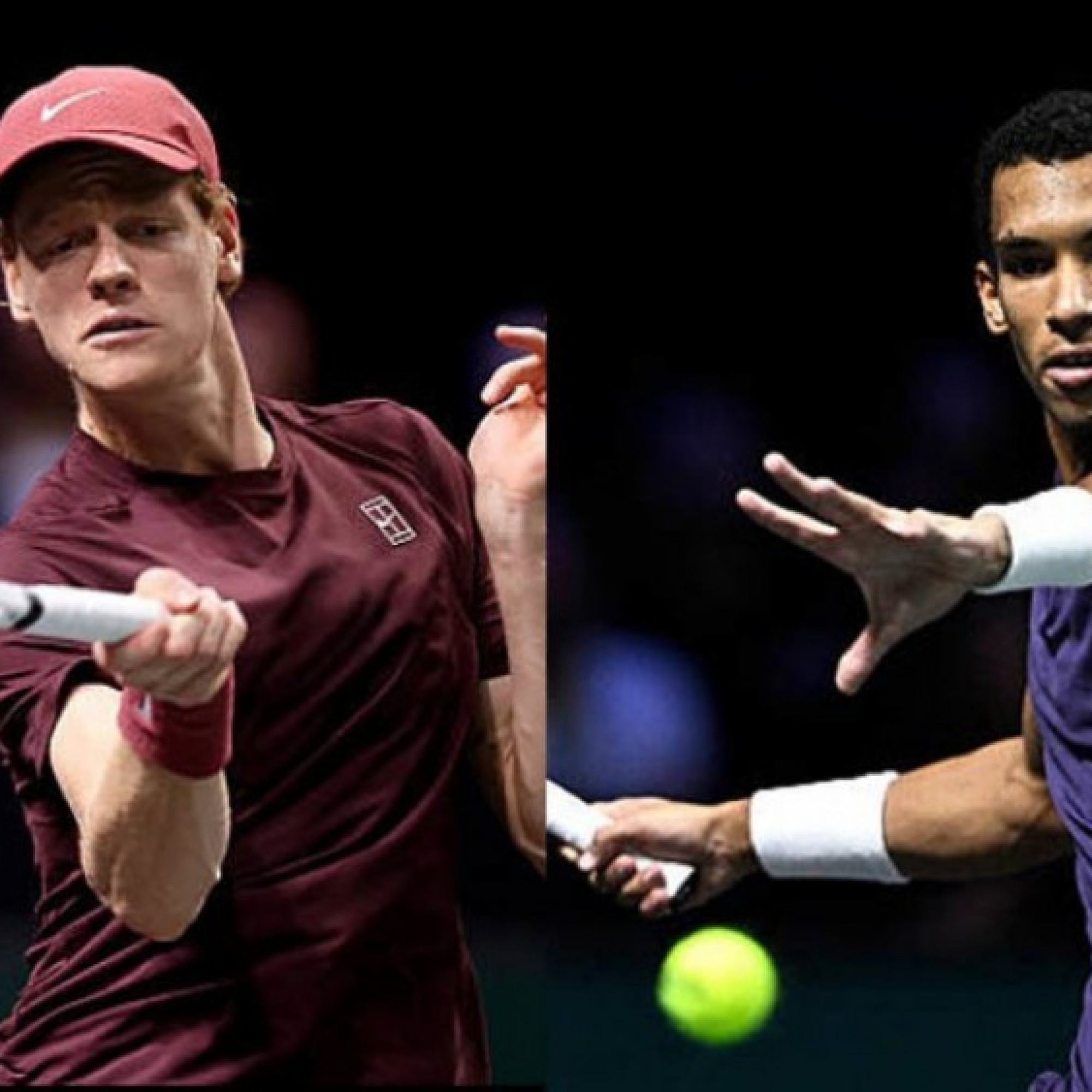  - Trực tiếp tennis Sinner - Auger Aliassime: Giằng co căng thẳng (Chung kết Paris Masters)