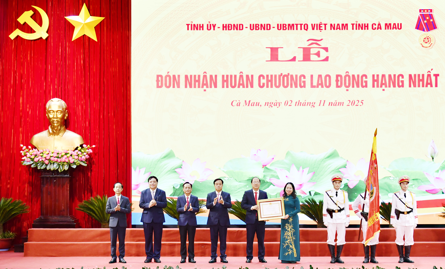Tỉnh Cà Mau đón nhận Huân chương Lao động hạng Nhất - 2