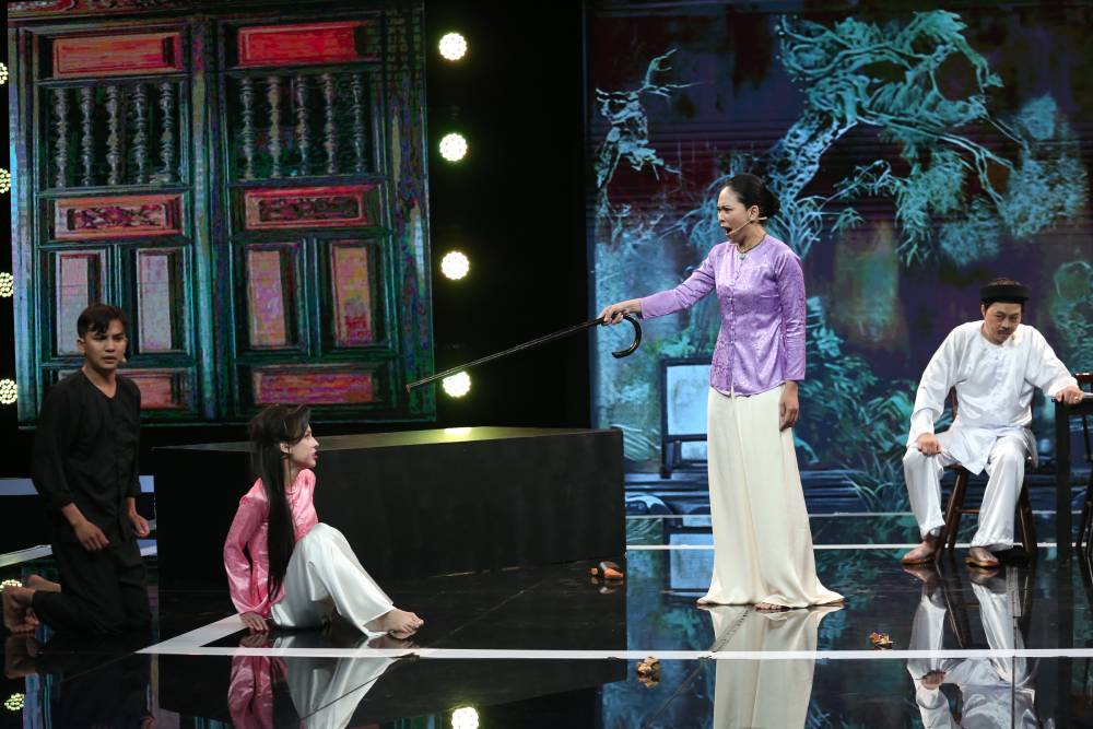 Tiết mục ‘kiếp chồng chung’ của 2 nữ thí sinh nhận lời khen từ NSND Kim Xuân - 3