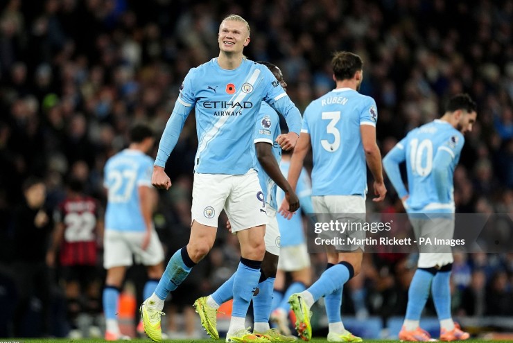 Nóng bảng xếp hạng Ngoại hạng Anh: Man City nhảy liền 6 bậc, vươn lên thứ 2 - 1