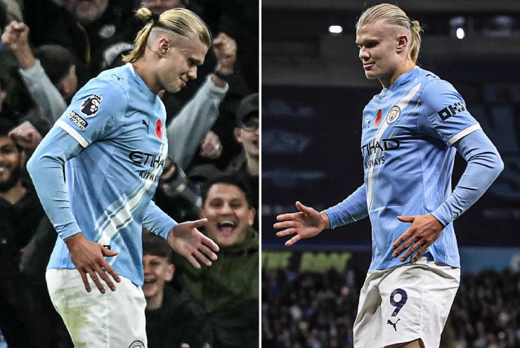 Haaland ghi bàn như "máy": 13 bàn/10 trận, sắp phá kỷ lục của Alan Shearer - 1