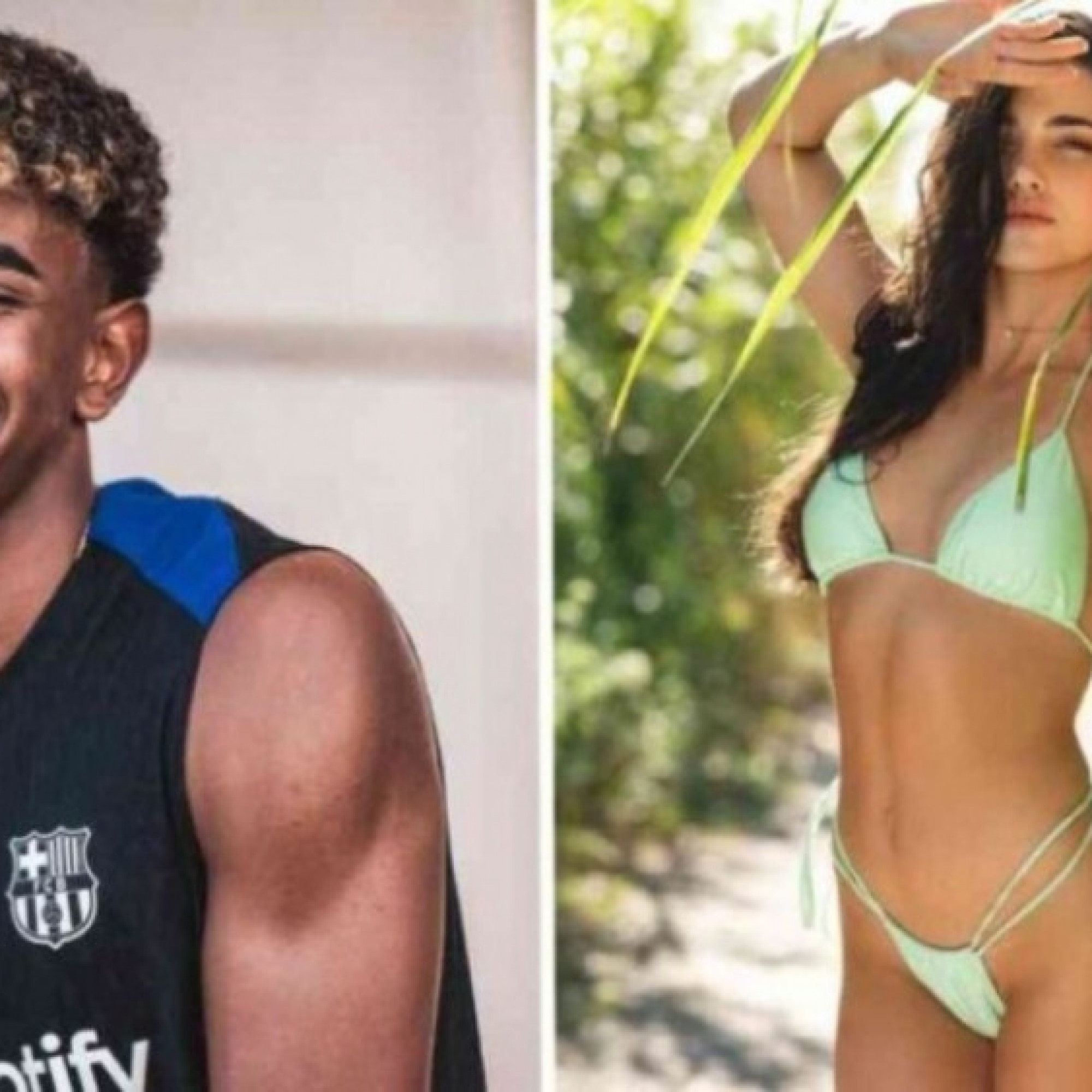  - "Tay chơi" Yamal bị đồn qua lại với người mẫu Ý, vẻ đẹp phồn thực vạn người mê