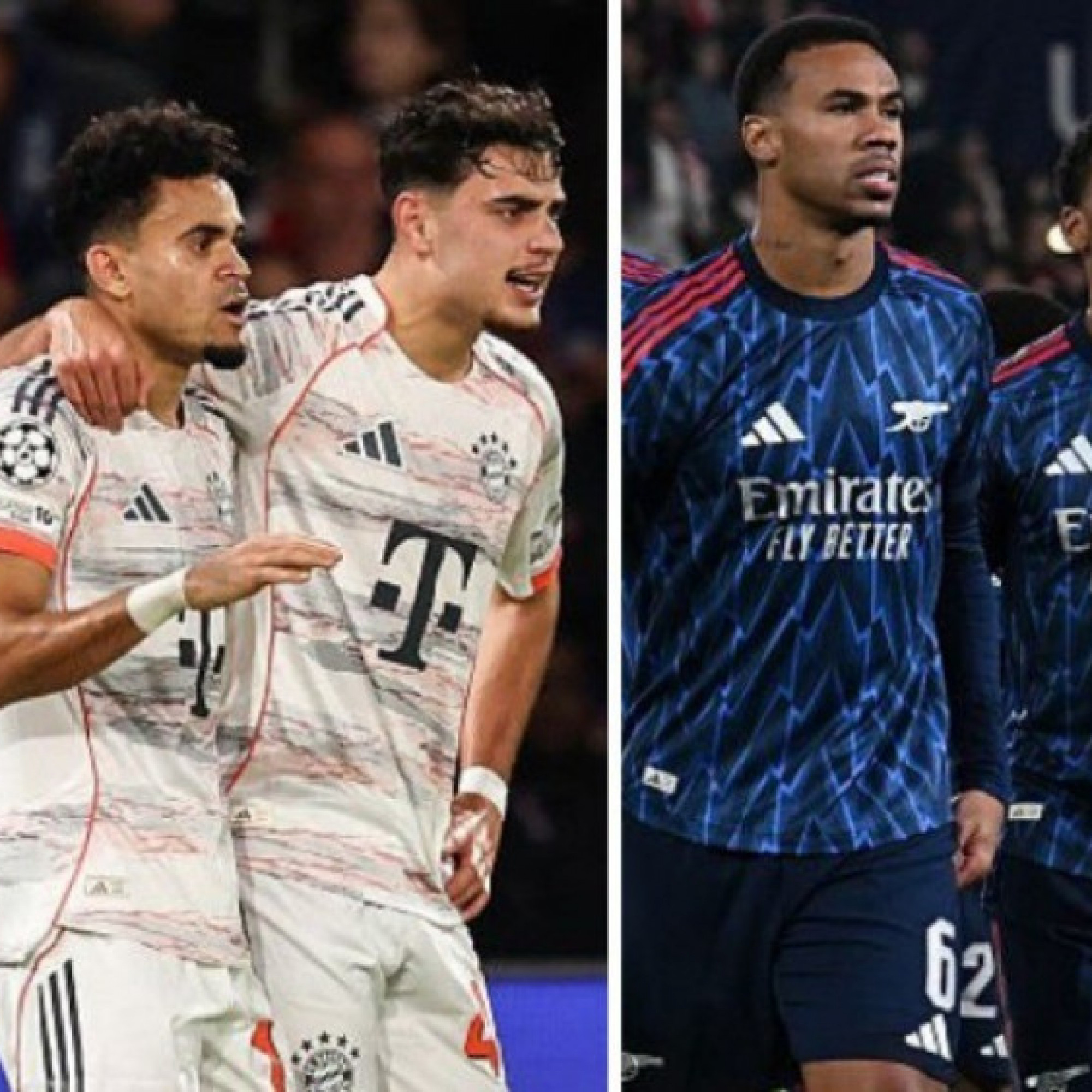  - Nóng bảng xếp hạng Cúp C1: Bayern Munich - Arsenal ngạo nghễ vượt "Nhà vua" PSG