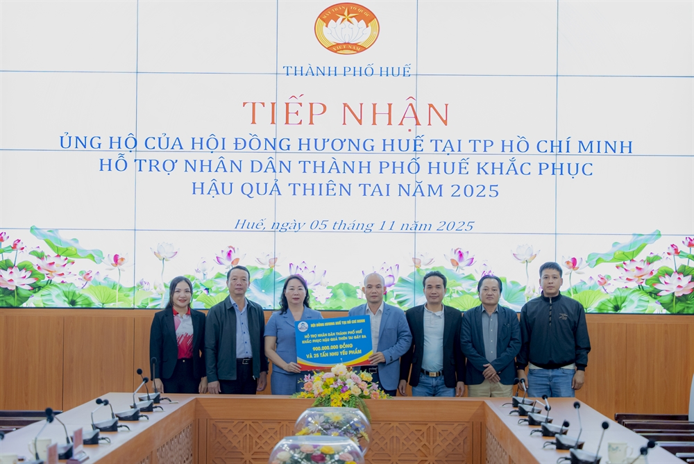 Hội đồng hương Huế tại TP. Hồ Chí Minh hướng về xứ Huế - 1