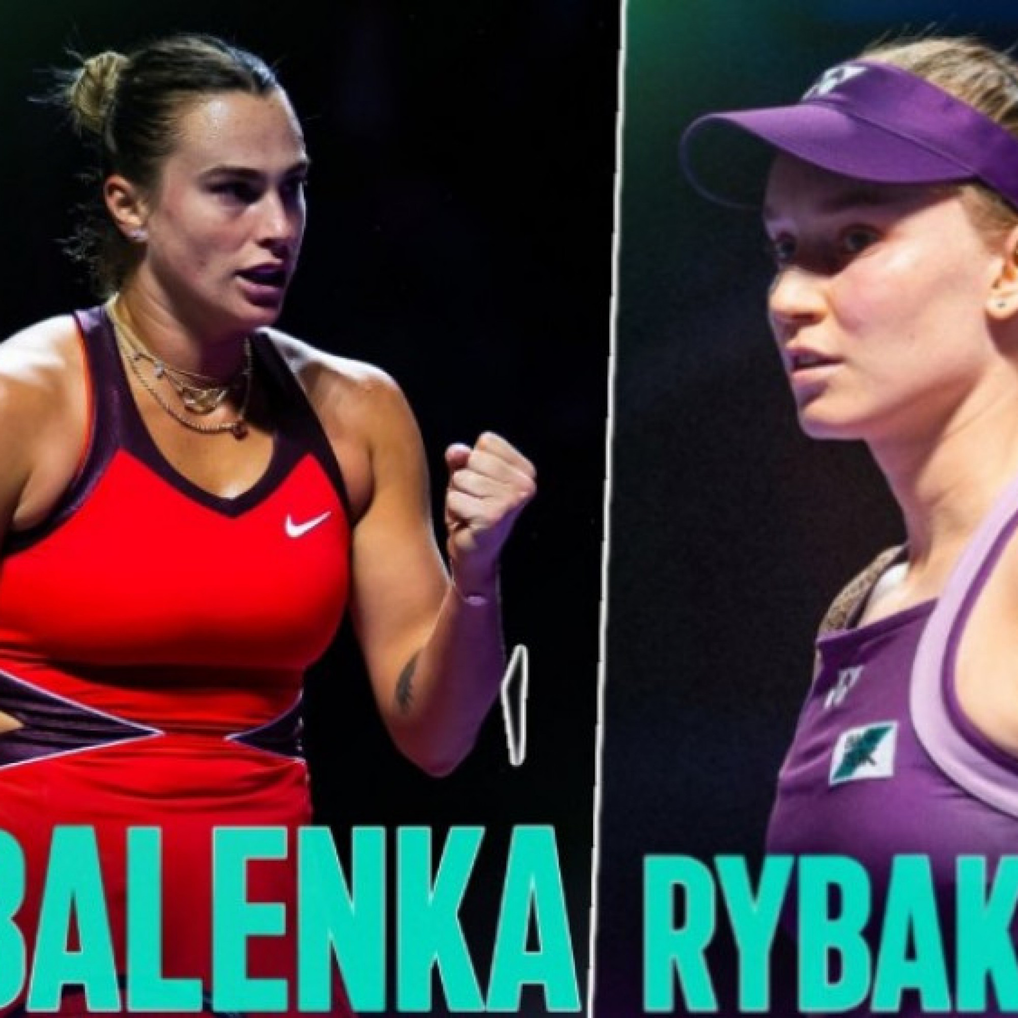  - Hấp dẫn tennis WTA Finals: Sabalenka thắng nhọc, hẹn đấu Rybakina chung kết