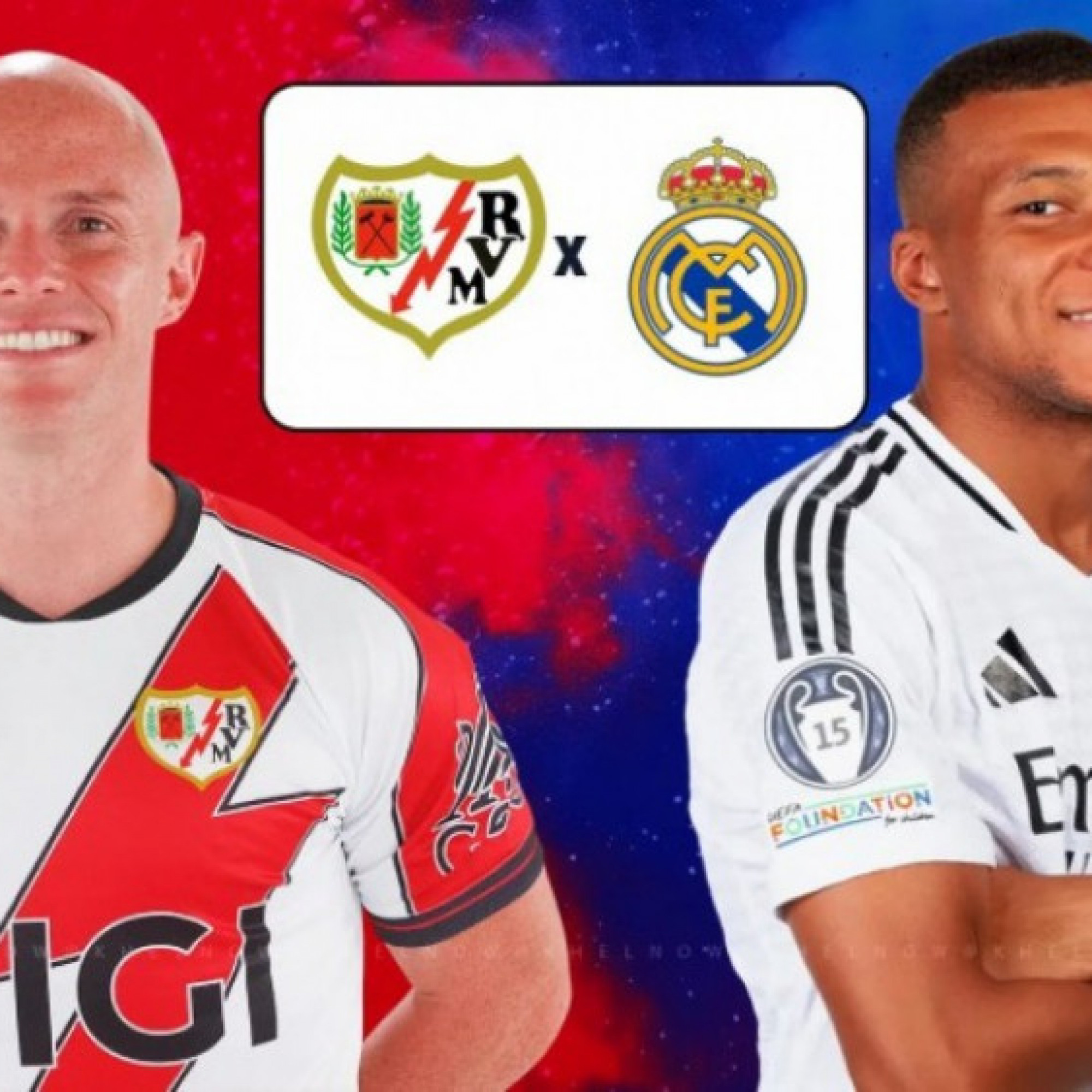  - Trực tiếp bóng đá Vallecano - Real Madrid: Mbappe, Vinicius, Bellingham đá chính (La Liga)