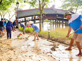  - Cầu ngói Thanh Toàn sẵn sàng đón khách trở lại sau mưa lụt