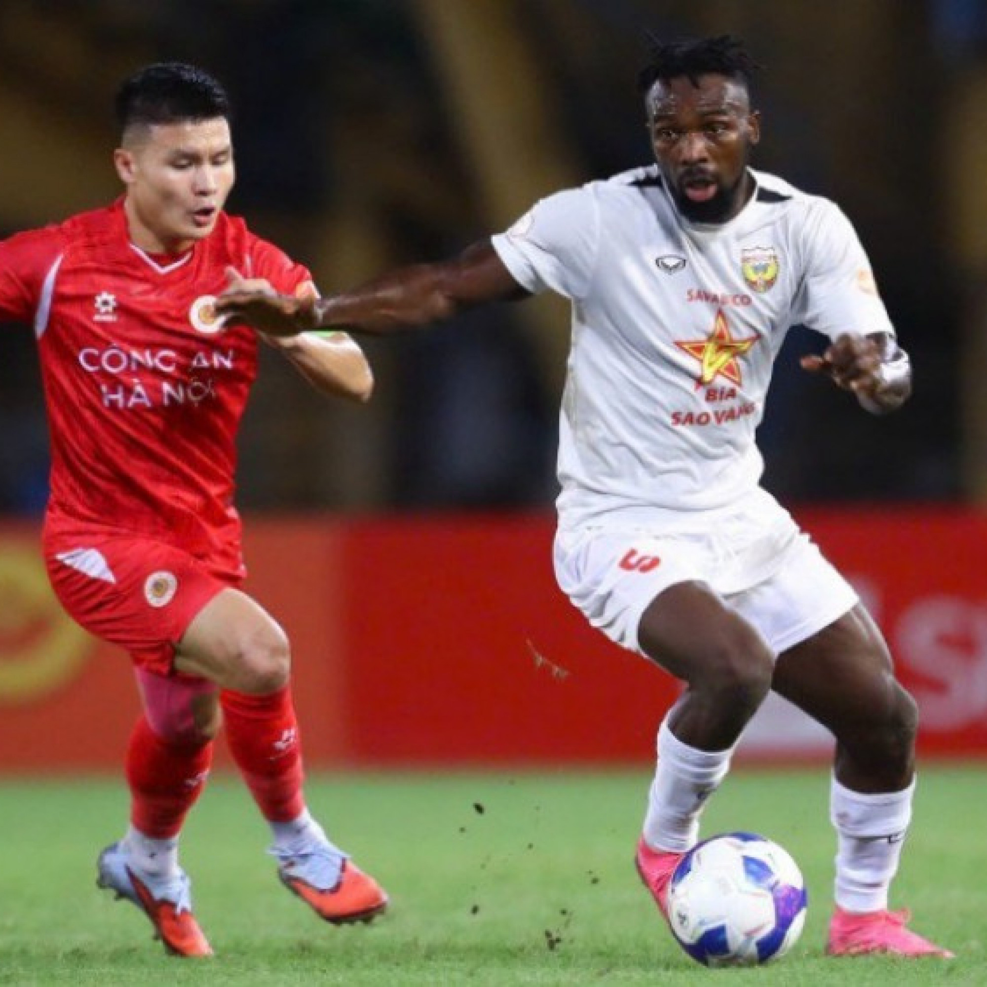  - Video bóng đá Công an Hà Nội - Hà Tĩnh: Sức mạnh áp đảo, siêu phẩm Quang Hải (V-League)