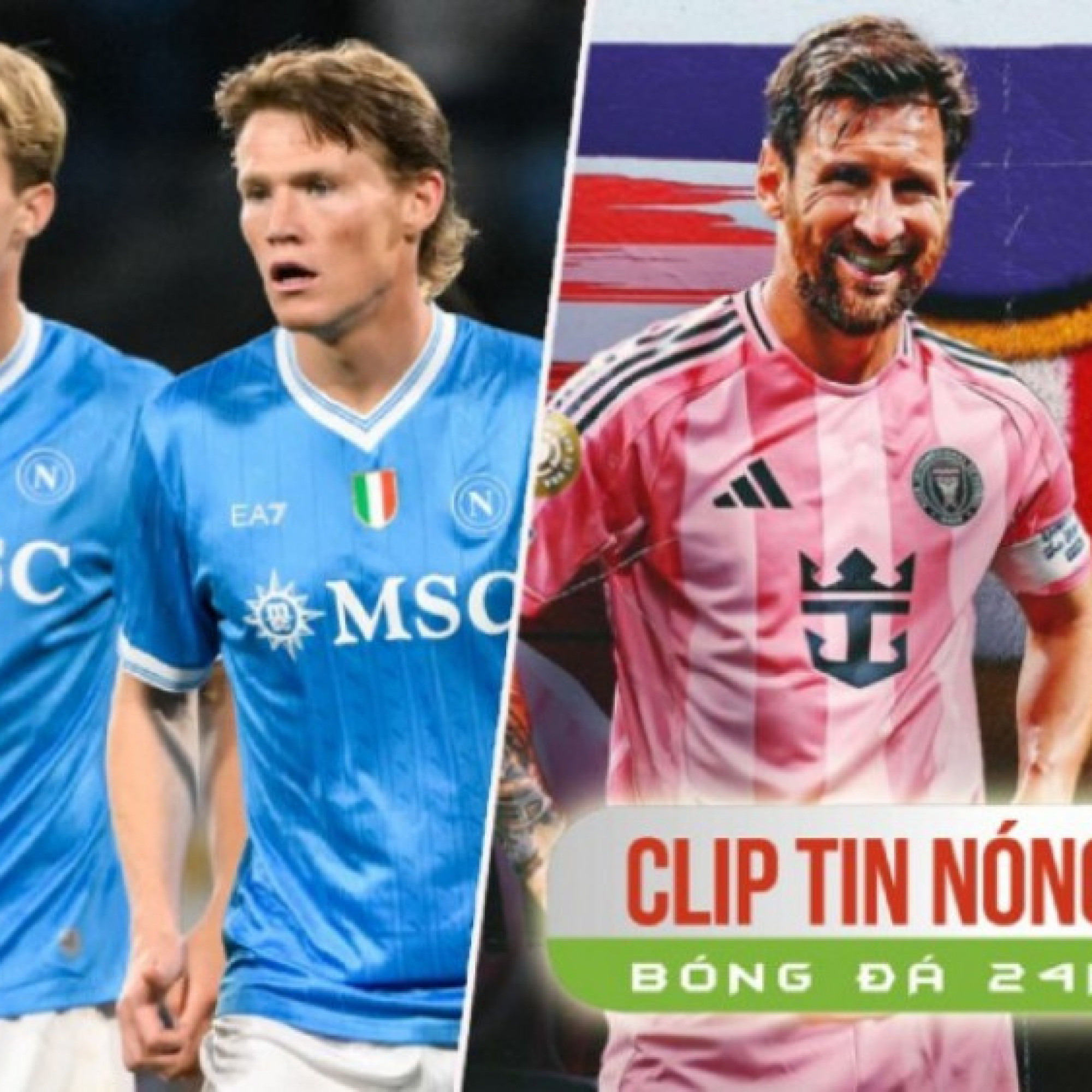 Messi trở lại Barcelona gây sốt, đội Hojlund - McTominay tính sa thải Conte (Clip tin nóng)