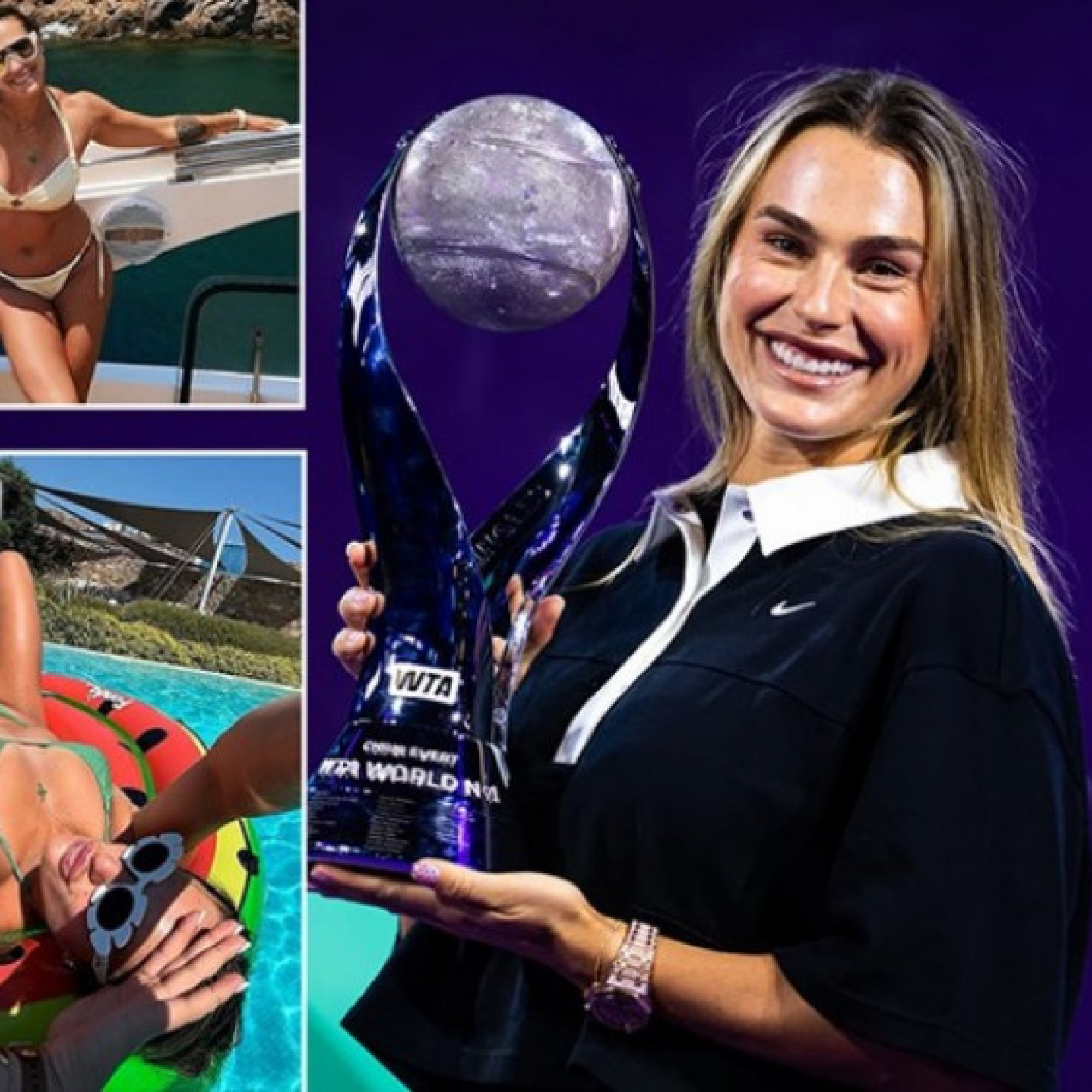  - Tay vợt nữ số 1 thế giới lập kỷ lục tiền thưởng, khoe vòng 1 nóng bỏng với bikini