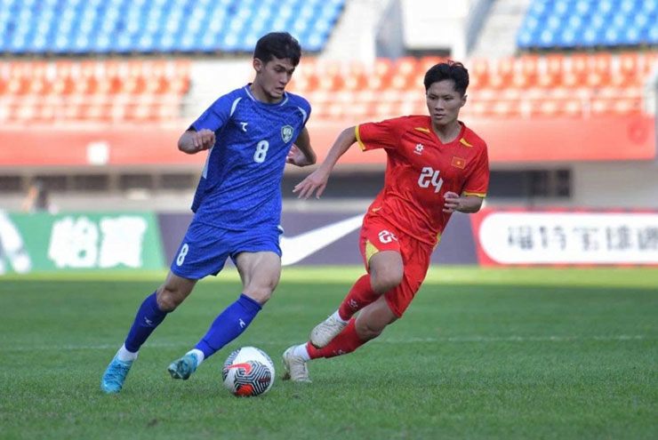 Kết quả bóng đá U22 Việt Nam - U22 Uzbekistan: Đen đủi xà ngang phút 90 - 1