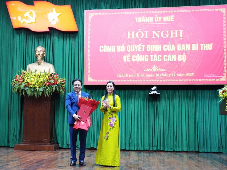 Ông Nguyễn Khắc Toàn giữ chức Phó Bí thư Thành ủy Huế