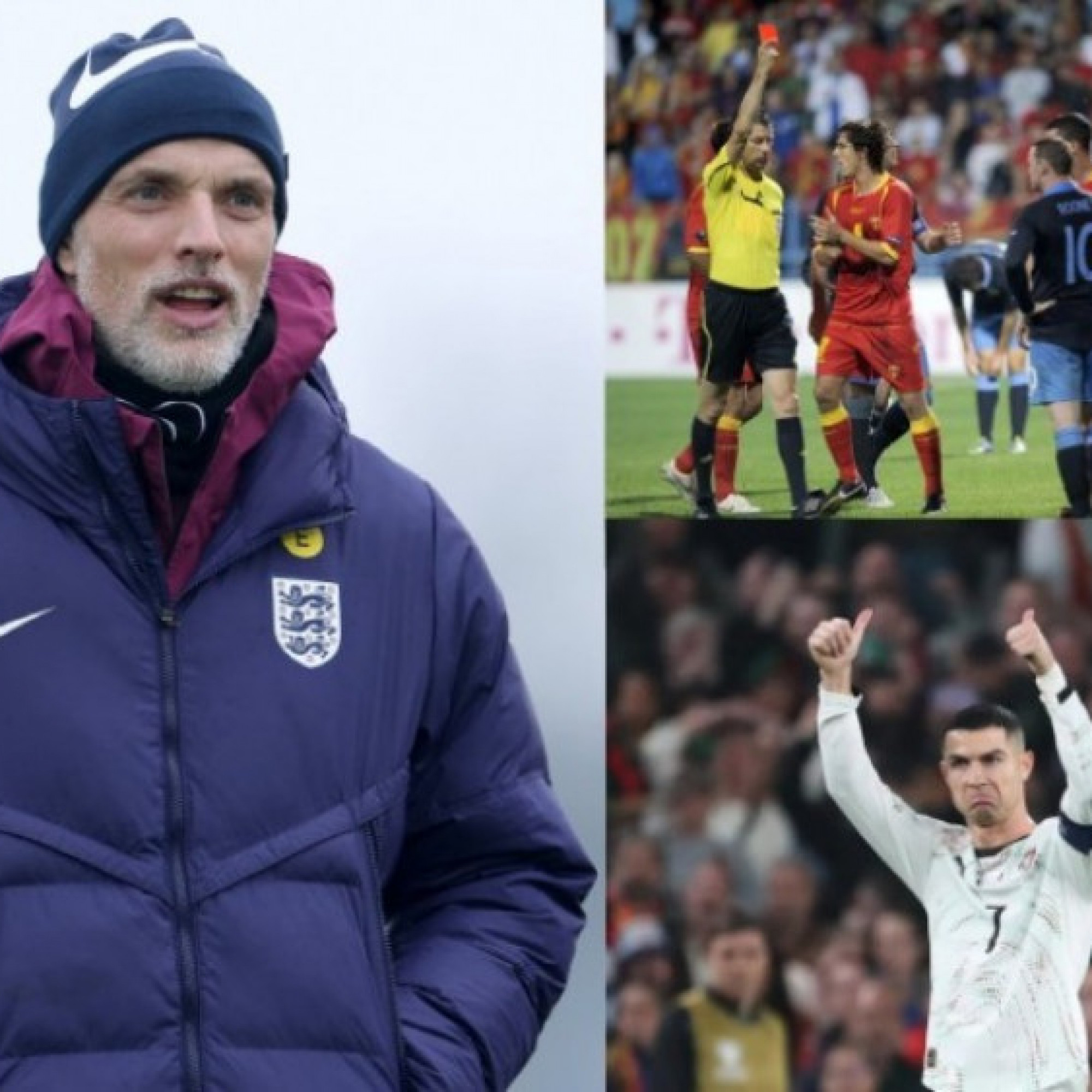  - Tuchel cảnh báo dàn sao ĐT Anh vì lo học trò bị thẻ đỏ giống Ronaldo - Rooney