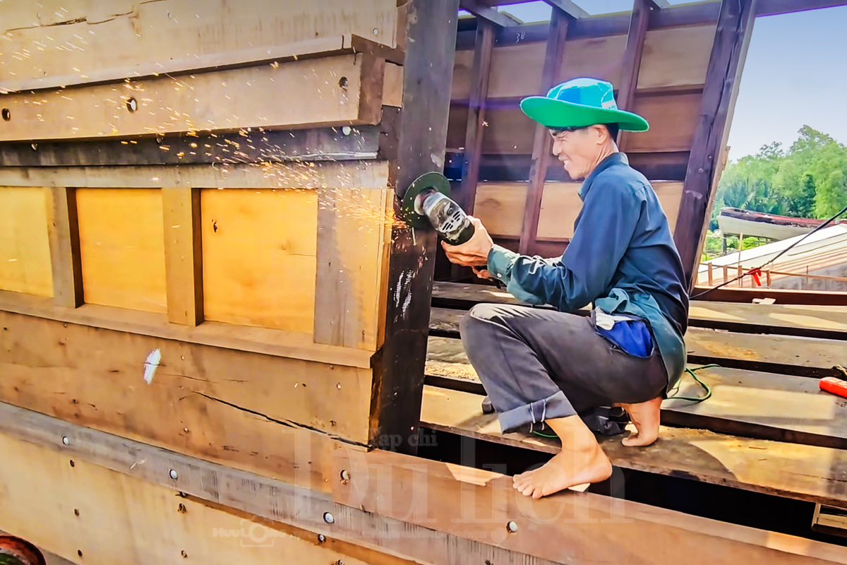 Dọc ngang miền sông nước ghé thăm xưởng đóng thuyền bên cồn - 12