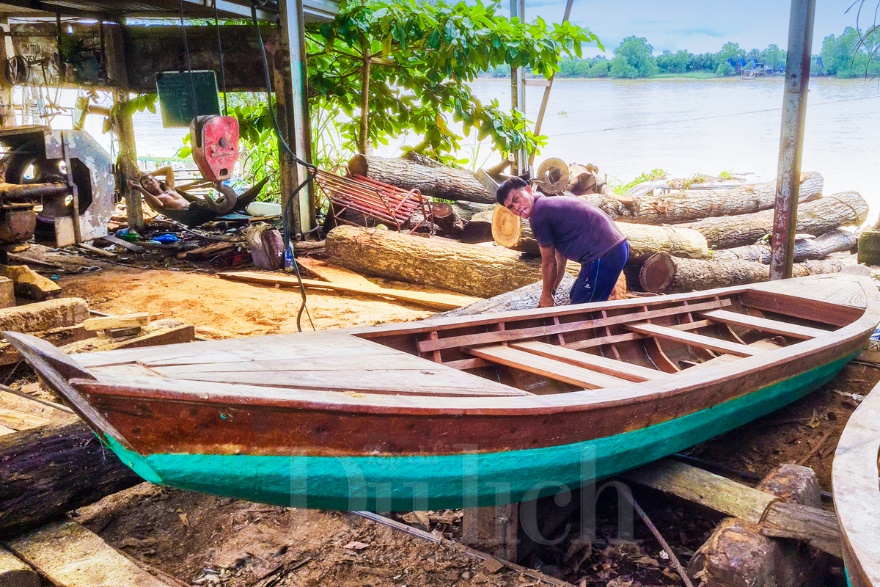 Dọc ngang miền sông nước ghé thăm xưởng đóng thuyền bên cồn - 4