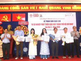  - Tạp chí Du lịch TP.HCM đoạt giải báo chí "Vì sự phát triển giáo dục TP.HCM"