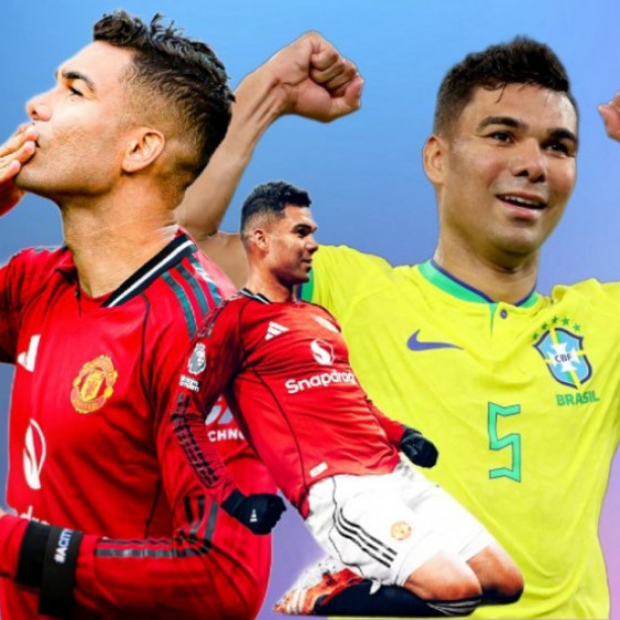  - Casemiro gồng gánh MU & Brazil: Đẳng cấp của huyền thoại