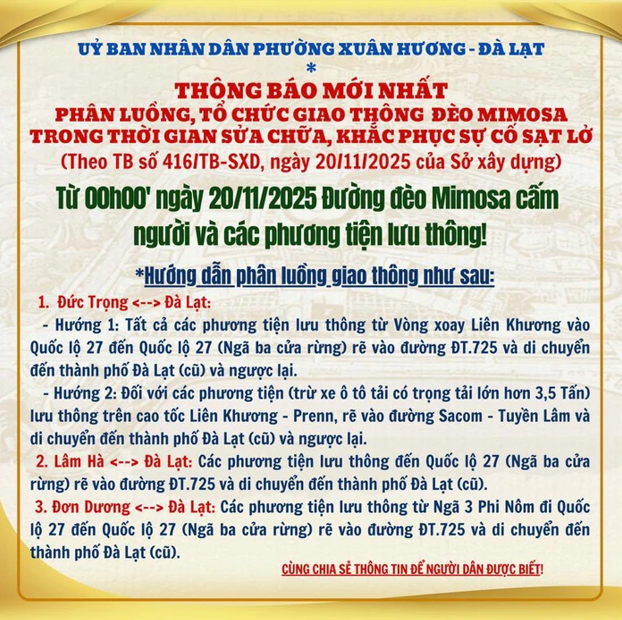 Lâm Đồng công bố tình trạng khẩn cấp đối với đèo Mimosa sau vụ sạt lở trong đêm - 5