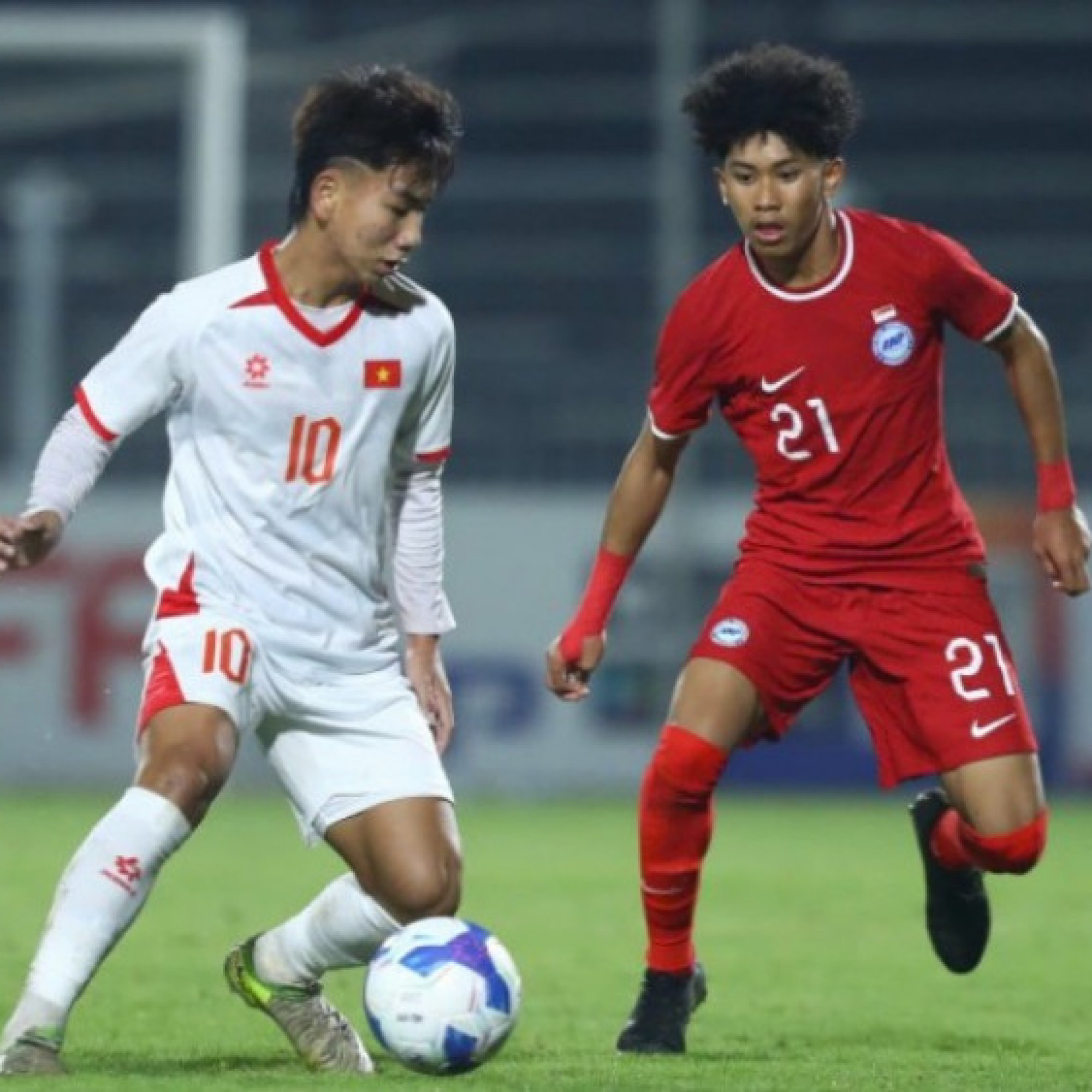  - Video bóng đá U17 Việt Nam - U17 Singapore: Tưng bừng 6 bàn ngày ra quân (Vòng loại U17 châu Á)