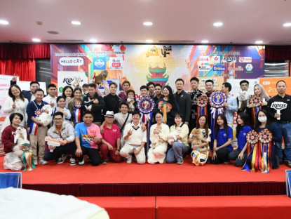 2 bé mèo Anh lông ngắn đăng quang trở thành Hoa hậu mèo FFF tại Việt Nam
