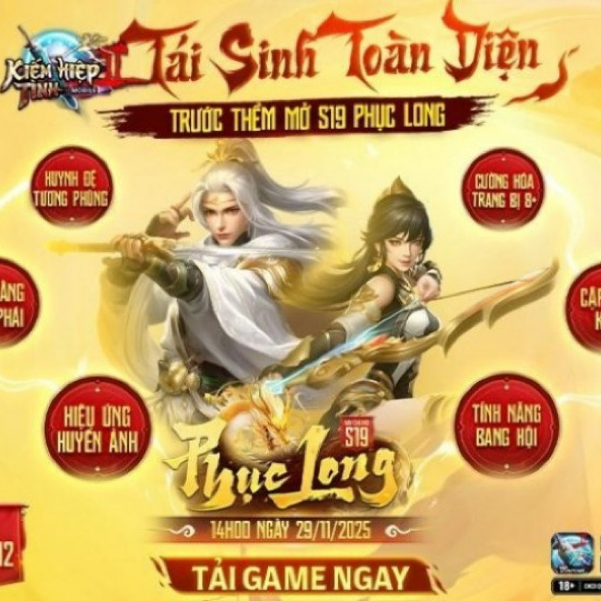  - Kiếm Hiệp Tình 2 Mobile tái sinh toàn diện trước thềm mở S19