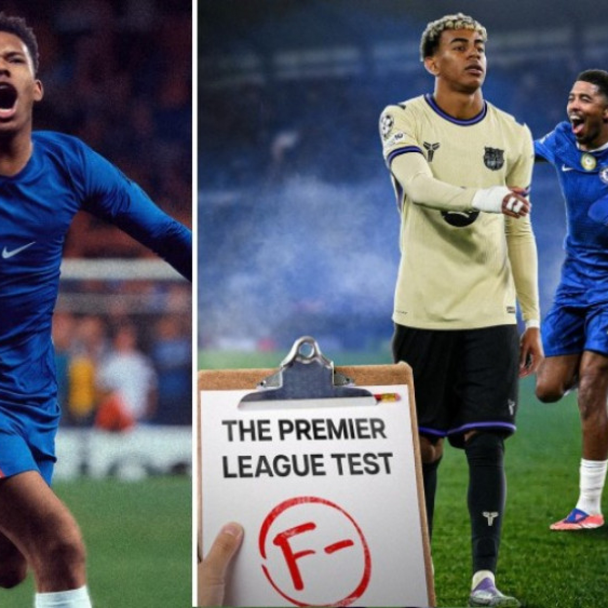  - Yamal & "cú sốc đầu đời" với đội Ngoại hạng Anh, Estevao lấn át dàn sao Barca - Real (Clip 1 phút)