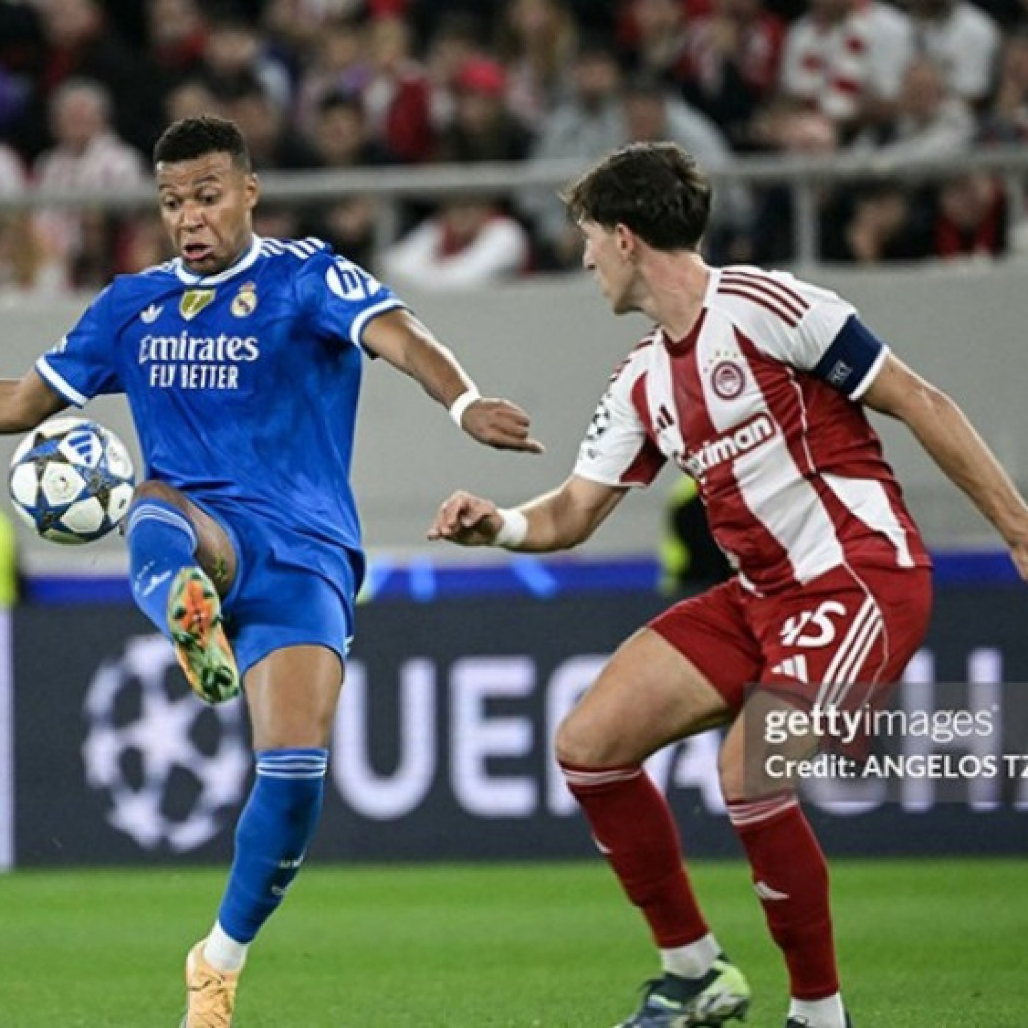  - Video bóng đá Olympiacos - Real Madrid: Tuyệt đỉnh Mbappe, hat-trick trong 7 phút (Cúp C1)