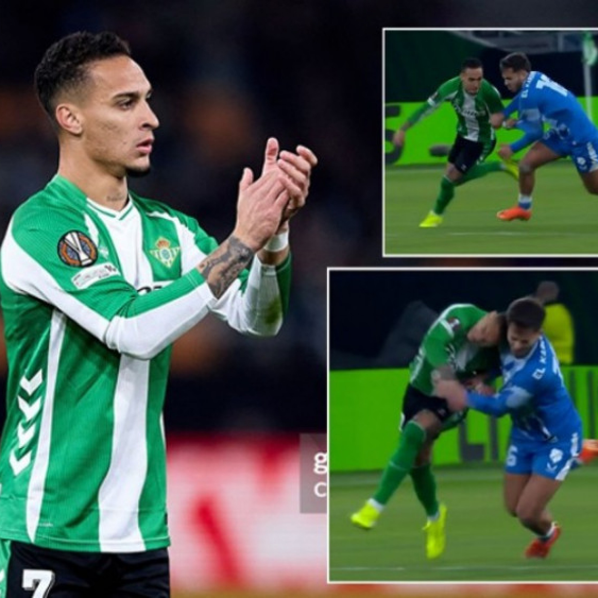  - Antony húc đầu vào mặt đối thủ vẫn thoát thẻ đỏ, bất ngờ khóc nức nở sau trận