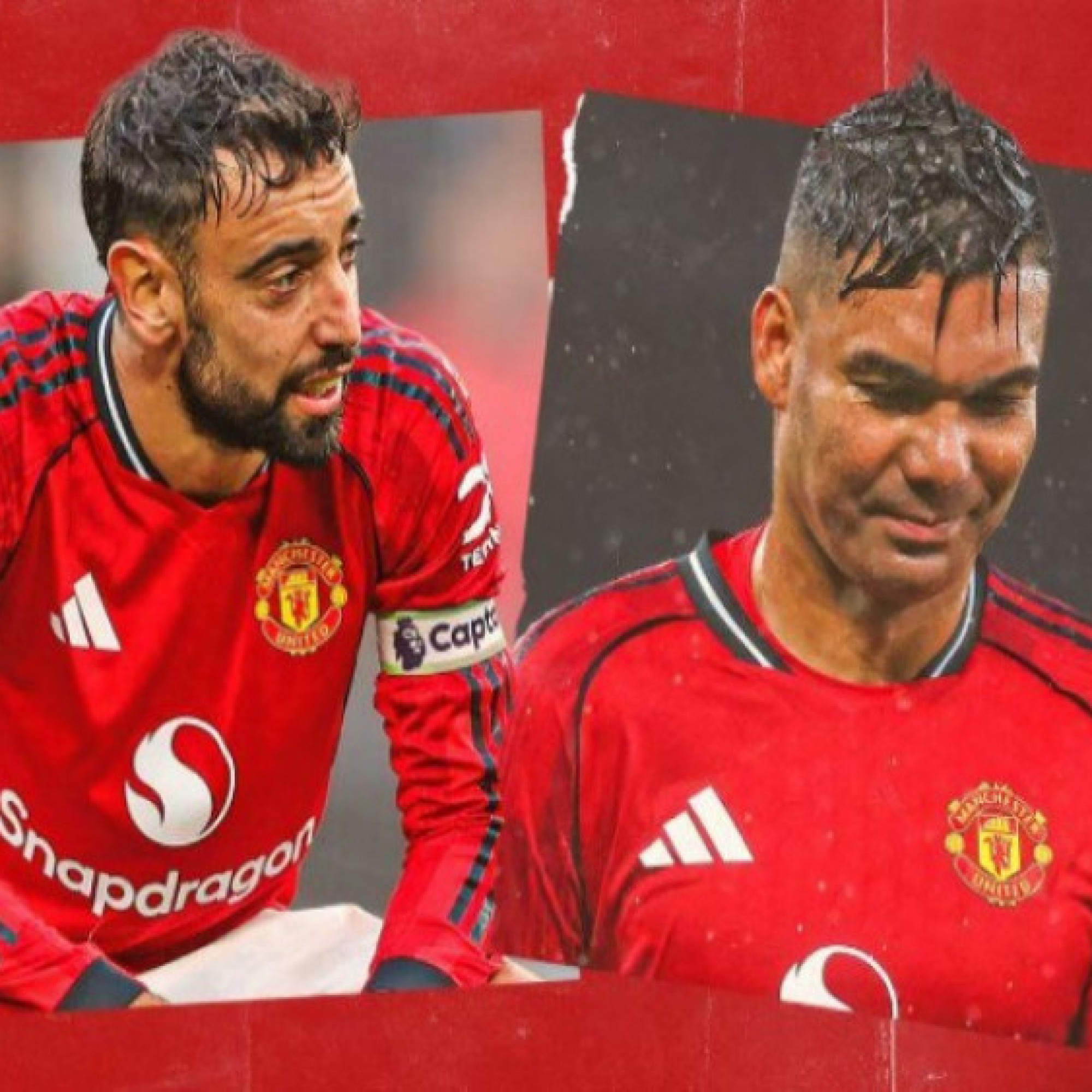  - Sao MU gây phẫn nộ, thầm chế nhạo Amorim xếp Fernandes đá cặp Casemiro