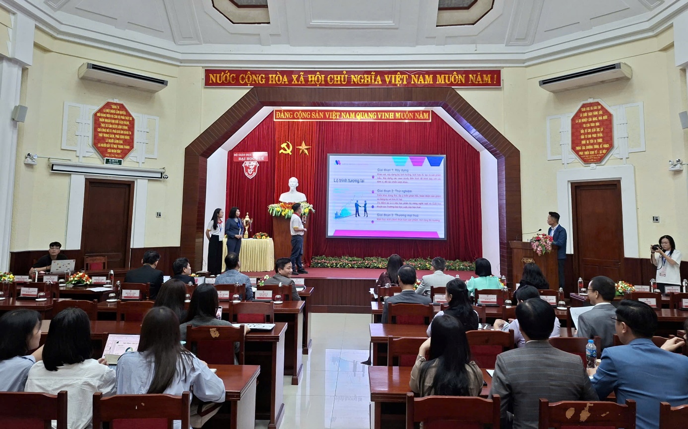6 dự án tranh tài ở vòng Chung kết 'Giải pháp Đổi mới sáng tạo Đại học Huế' - 1