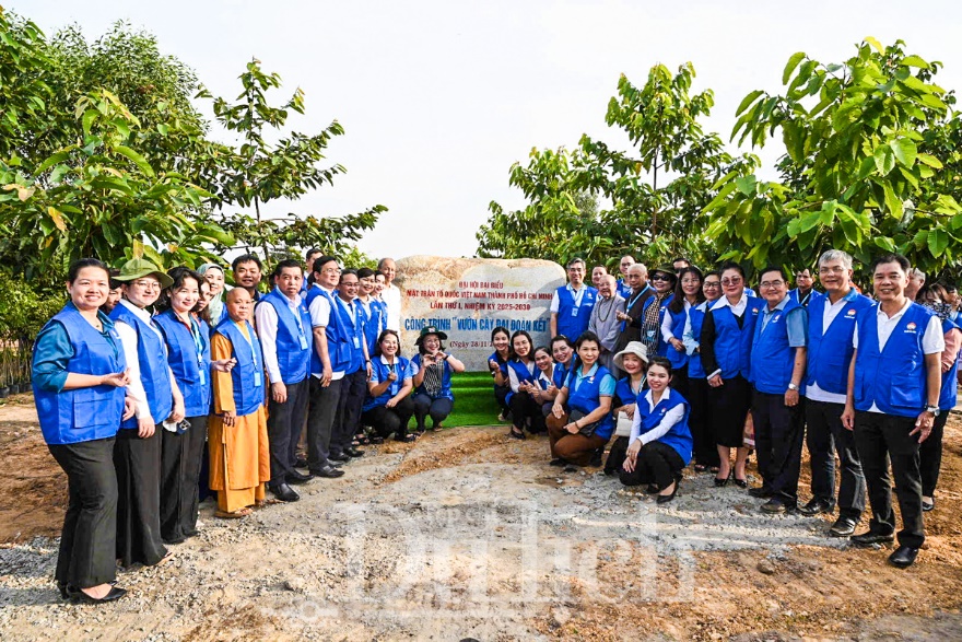 ‘Vườn cây Đại đoàn kết’ - Điểm hẹn xanh vun đắp từ tâm huyết 500 đại biểu TP.HCM - 4