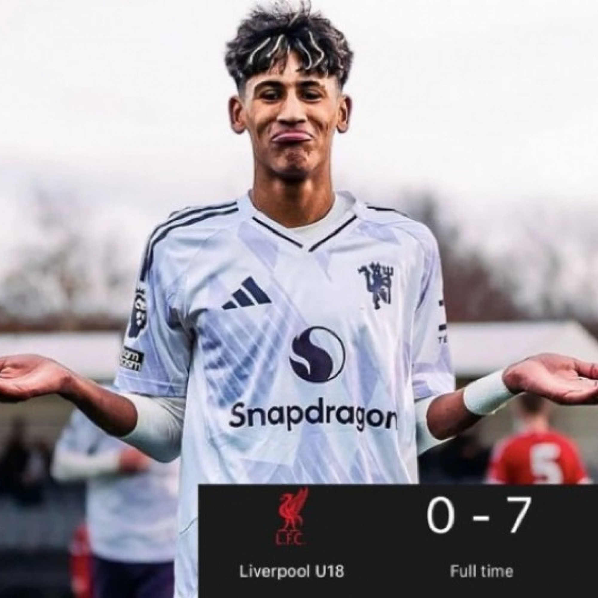  - "Messi nhí" lập hat-trick giúp U18 MU hạ Liverpool 7-0, kỷ lục NHA vẫy gọi