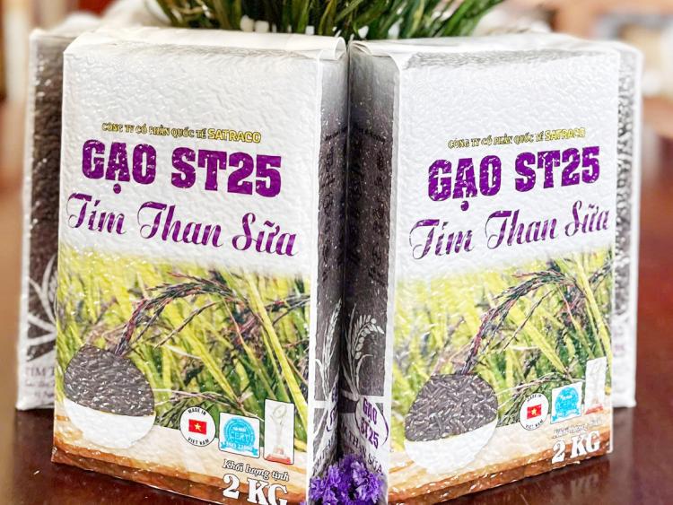 Cần Thơ có gạo ST25 tím than sữa
